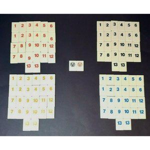 Original Rummikub 1997 Fast Moving Rummy Tile Game By Pressman Replacement Tiles